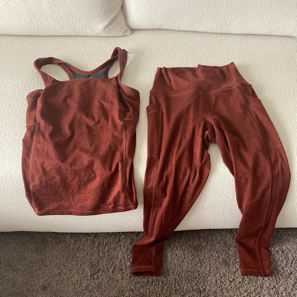 Prana leggings & tank top. Both size small.
